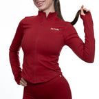 Ember Sculpt Jacket - Cherry