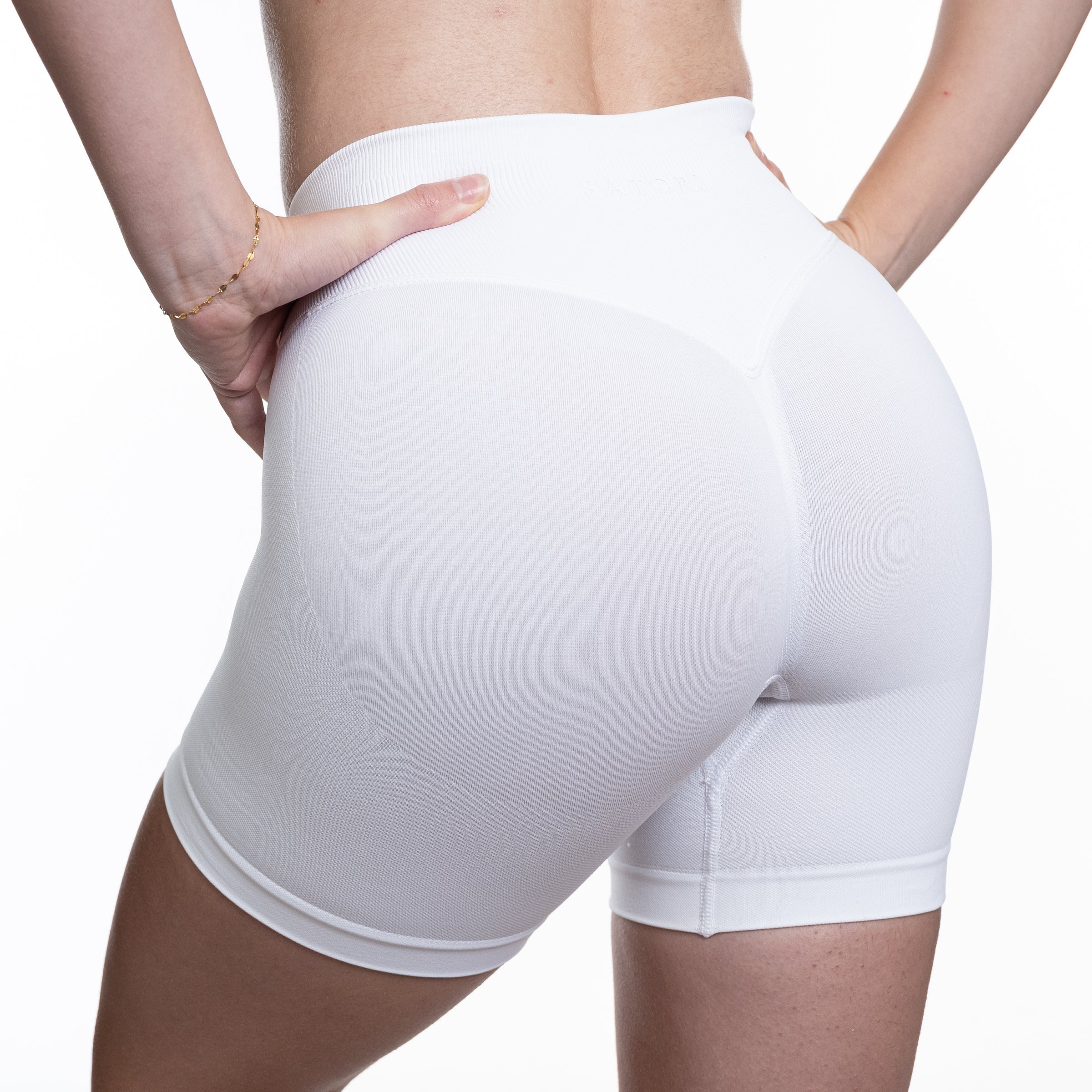 White Enhanced Shorts