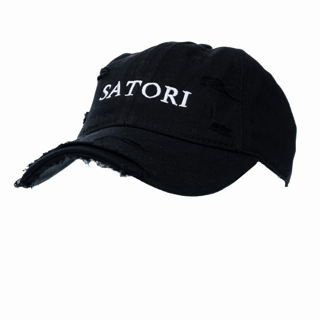 Distressed Black Cap
