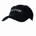 Distressed Black Cap