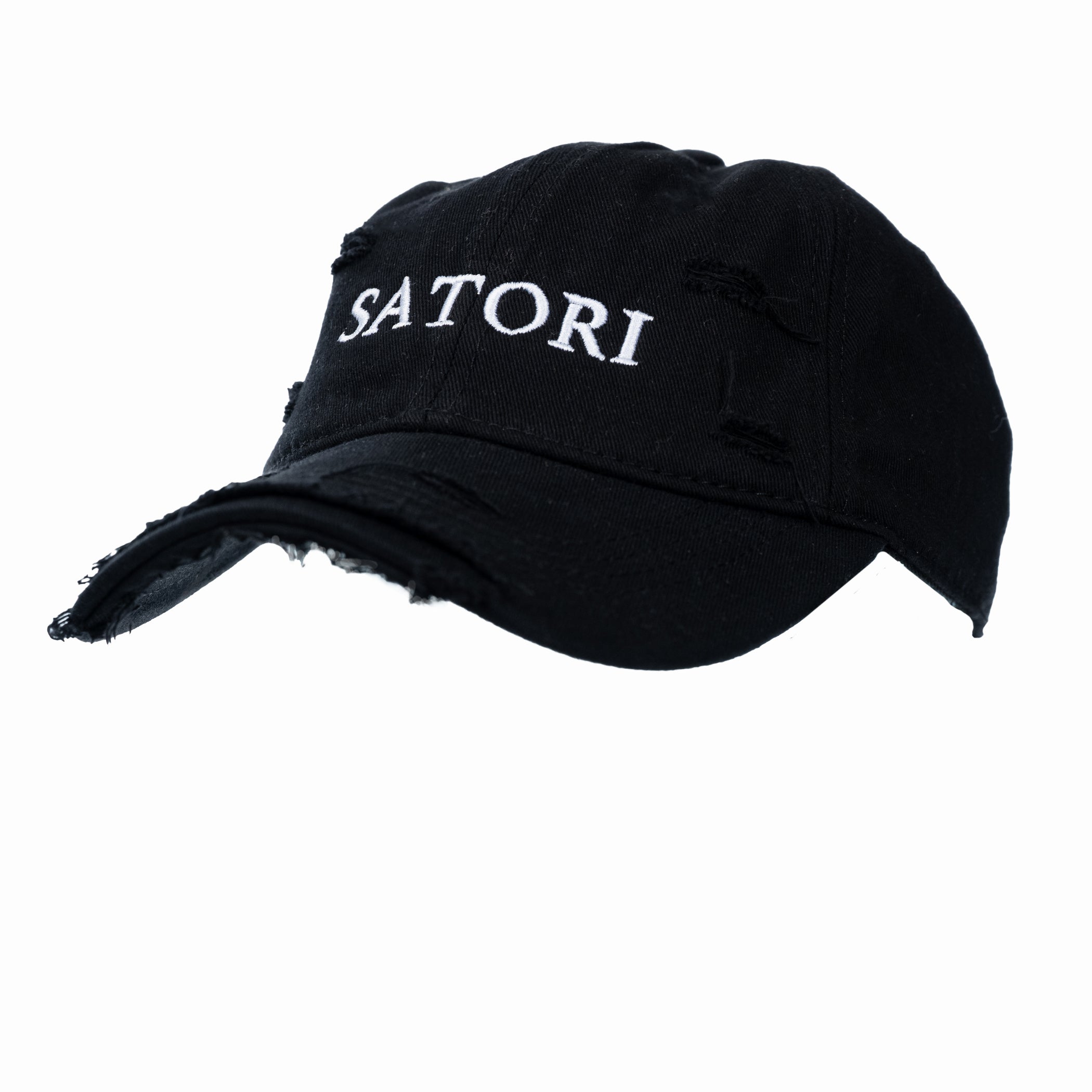 Distressed Black Cap