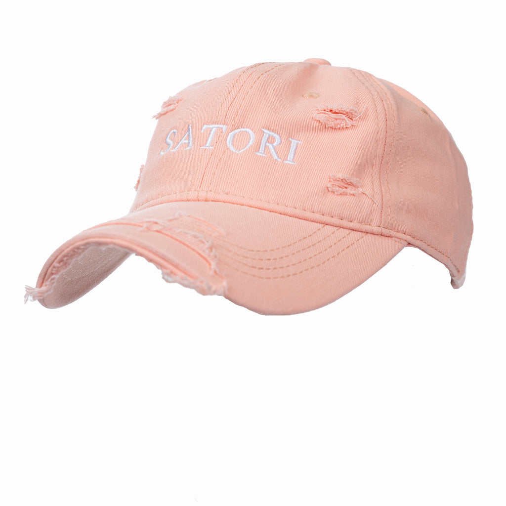 Distressed Pink Cap
