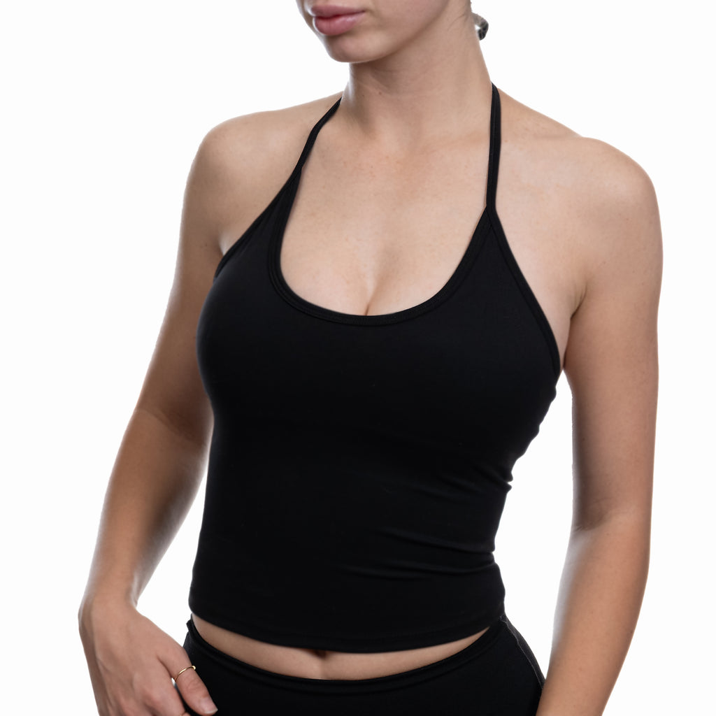 Black Halter Neck