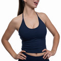 Navy Halter Neck