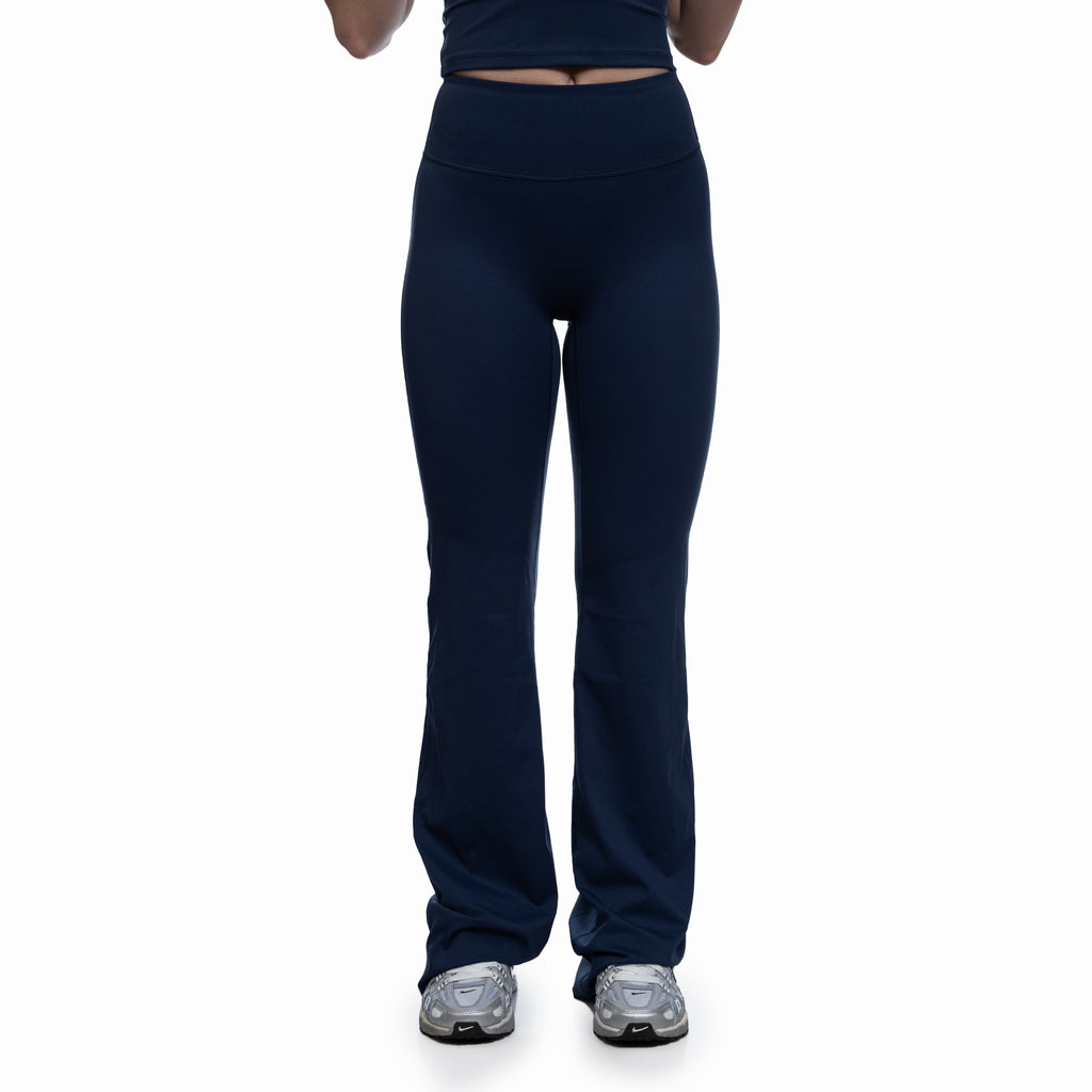 Navy Flared Leggings